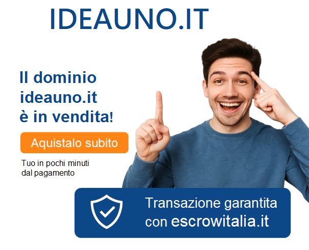 ideauno.it - dominio in vendita per startup e progetti digitali